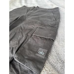 Alo Black Cargo Pants with Pockets